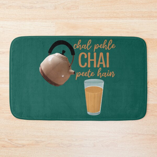 Item preview, Chal pehle chai peete hain designed and sold by UniqueDesignHub.