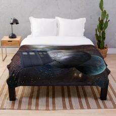 Time Flight 2 Throw Blanket
