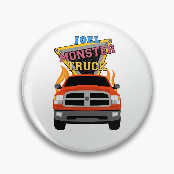 Item preview, Joel name with monster truck designed and sold by VINOSILVER.