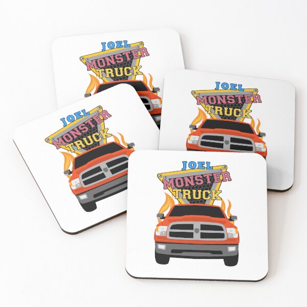 Item preview, Joel name with monster truck designed and sold by VINOSILVER.