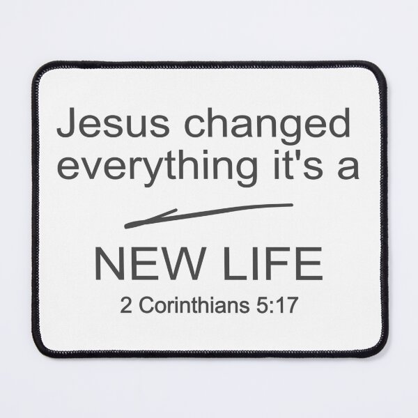 Item preview, Christian Design - It's a New Life - 2 Corinthians 5 verse 17 designed and sold by simplydesignart.