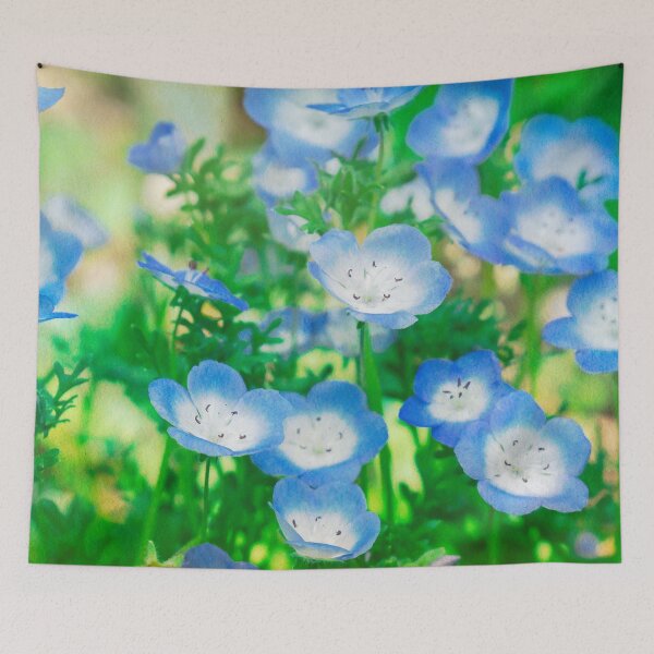 Item preview, nemophila flowers designed and sold by Masako Ogasawara.