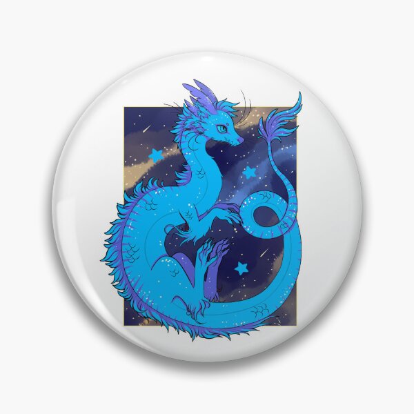 Item preview, bluer space dragon designed and sold by snowysaur.