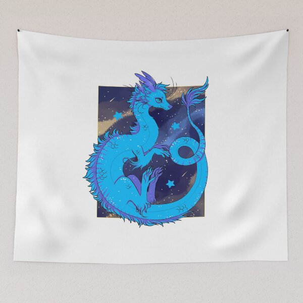 Item preview, bluer space dragon designed and sold by snowysaur.
