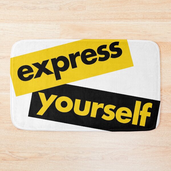 Item preview, Modern, vibrant, bold graphic of Express Yourself designed and sold by theendup.