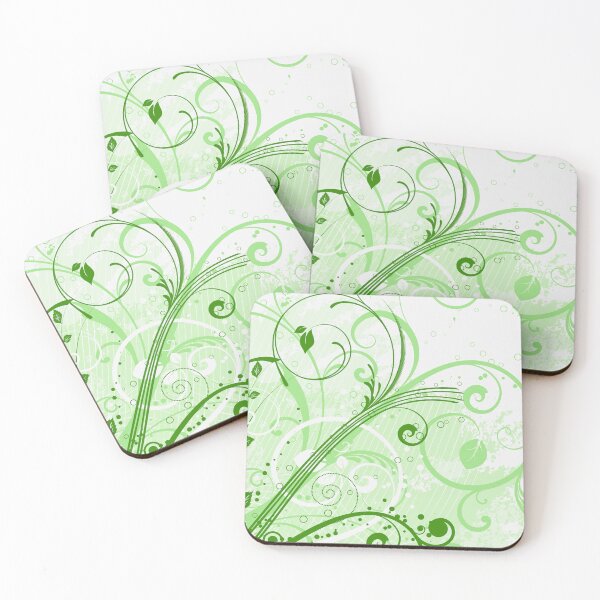 Item preview, Lime Green Floral Art  designed and sold by Tshirtstory.