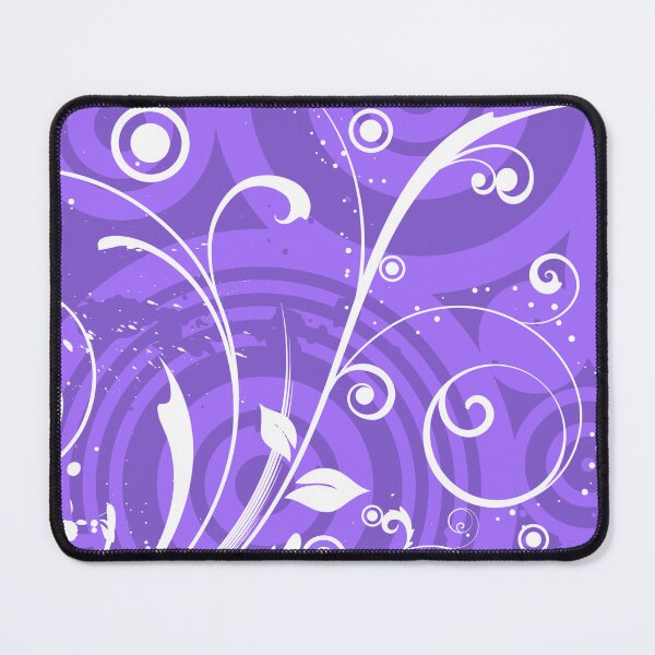 Item preview, Purple White Floral Art  designed and sold by Tshirtstory.