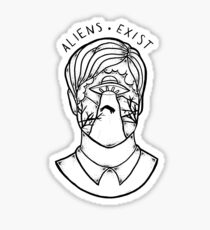 Aliens Exist Sticker
