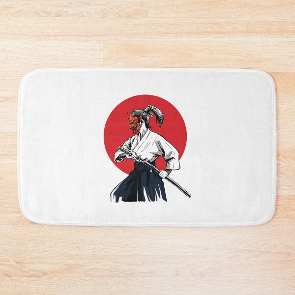 Item preview, Samurai Japanese Oni Mask Ronin Sensei designed and sold by BakaOutfit.