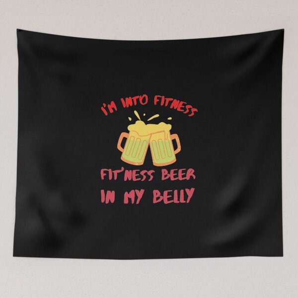 Item preview, I'm Into Fitness Fit'ness Beer In My Belly Essential T-Shirt designed and sold by brittaapriliy.