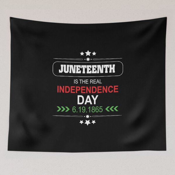 Item preview, Juneteenth Is Rhe Real Independence Day 6.19.1865 designed and sold by Shirtflyer.