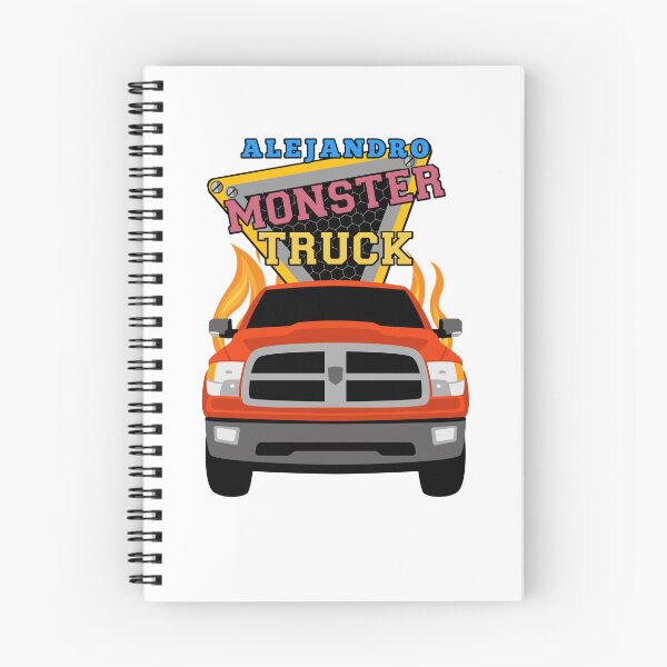 Item preview, Alejandro name with monster truck designed and sold by VINOSILVER.