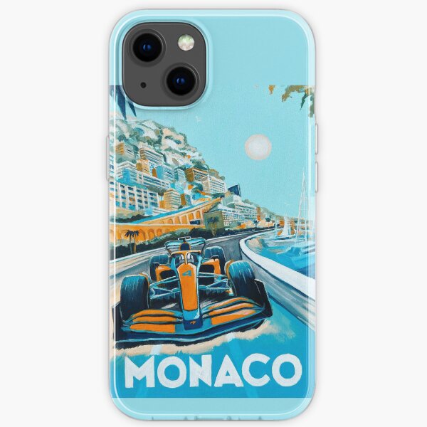 Lando norris Monaco GP 2022 F1 Peinture Coque souple iPhone