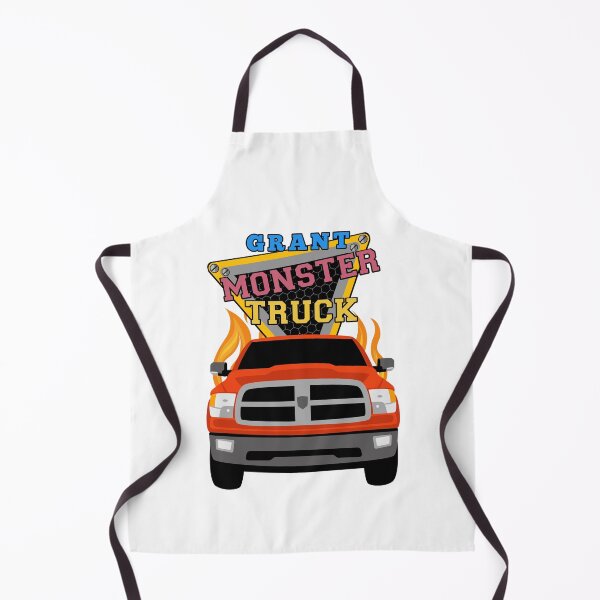 Item preview, Grant name with monster truck designed and sold by VINOSILVER.