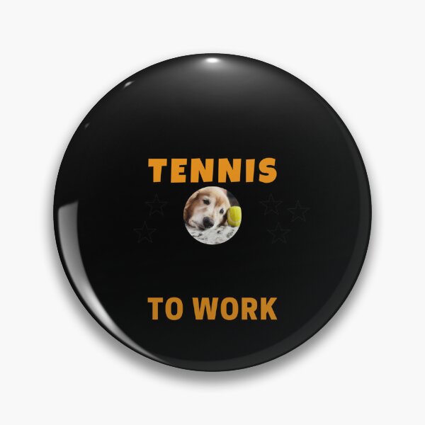 Item preview, Funny Born To Play Tennis Forced To Work Lazy Dog Sticker designed and sold by marshacryjsy7.
