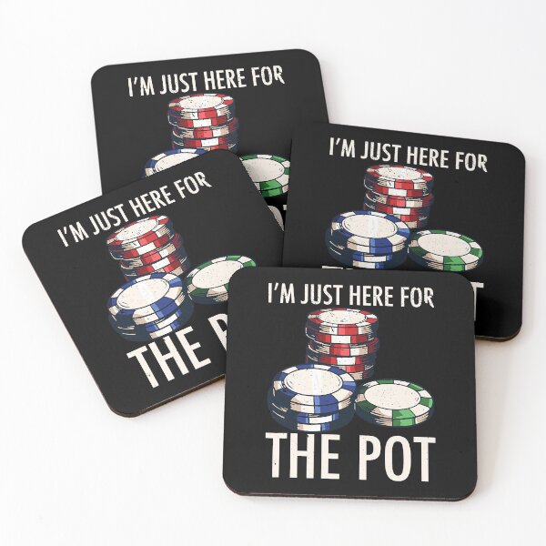 Item preview, I'm Just Here For The Pot Funny Poker - Gambling Pot Cards designed and sold by adxota.