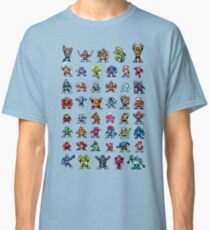 MegaMan 1to6 Robot Masters Classic T-Shirt