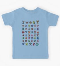 MegaMan 1to6 Robot Masters Kids Tee