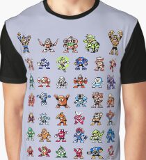 MegaMan 1to6 Robot Masters Graphic T-Shirt
