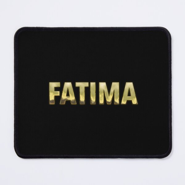 Item preview, Fatima Name - Solid Gold Text Design designed and sold by NameTheory.