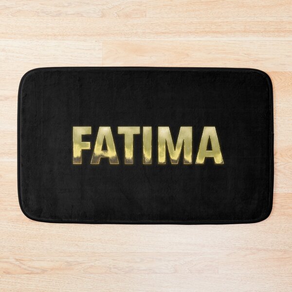 Item preview, Fatima Name - Solid Gold Text Design designed and sold by NameTheory.
