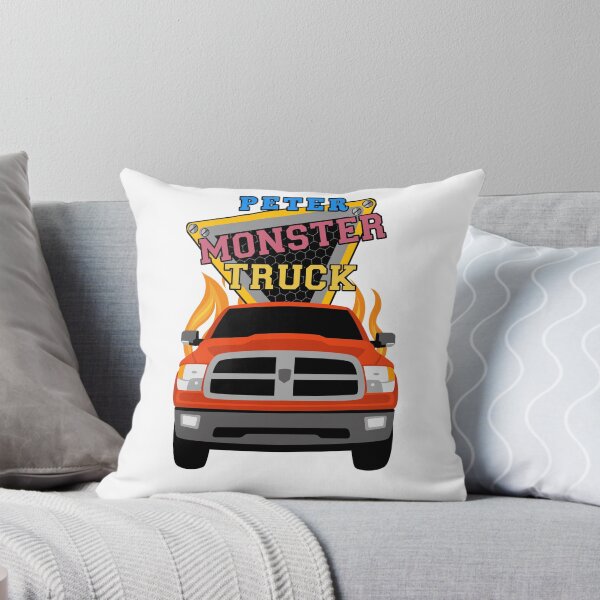 Item preview, Peter name with monster truck designed and sold by VINOSILVER.