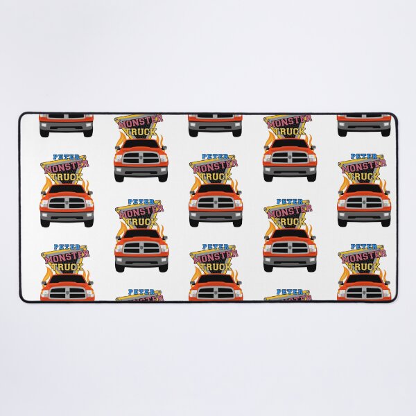 Item preview, Peter name with monster truck designed and sold by VINOSILVER.