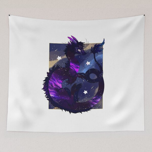 Item preview, purple galaxy space dragon designed and sold by snowysaur.
