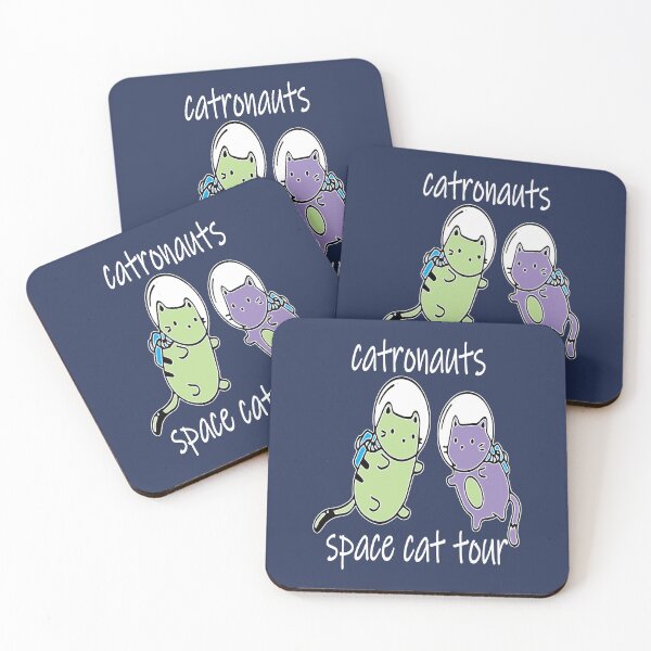 Item preview, catronaut astrocat space cat tour funny cats designed and sold by XXgooddeedXX.