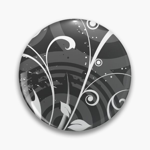 Item preview, Grey White Floral Art  designed and sold by Tshirtstory.