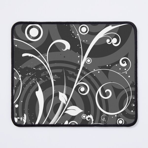 Item preview, Grey White Floral Art designed and sold by Tshirtstory.