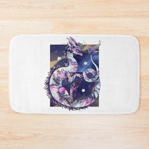 Item preview, pink striped koi space dragon designed and sold by snowysaur.