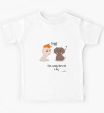 Dain Underfoot and his new companion Kids Tee
