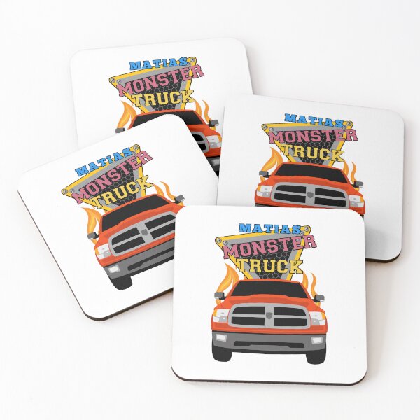 Item preview, Matoas name with monster truck designed and sold by VINOSILVER.