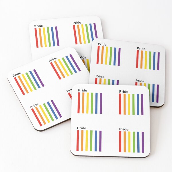 Item preview, PRIDE RAINBOW FLAG STICKER PACK designed and sold by Inspirationmotivation.