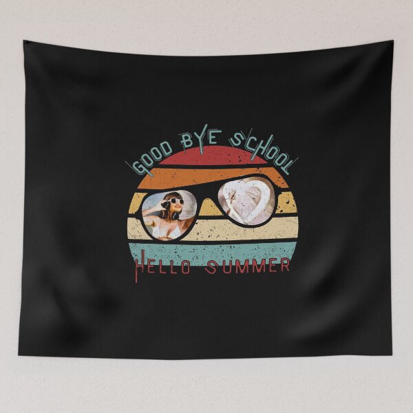 Item preview, Good bye school hello summer girl heart sunglasses designed and sold by yococo.