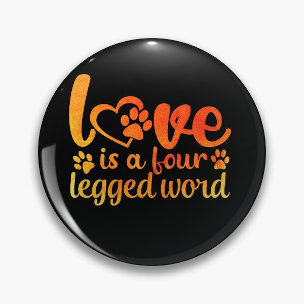 Aperçu de l'œuvre love is a four legged word , cadeau amour créée et vendue par lapolonaise.
