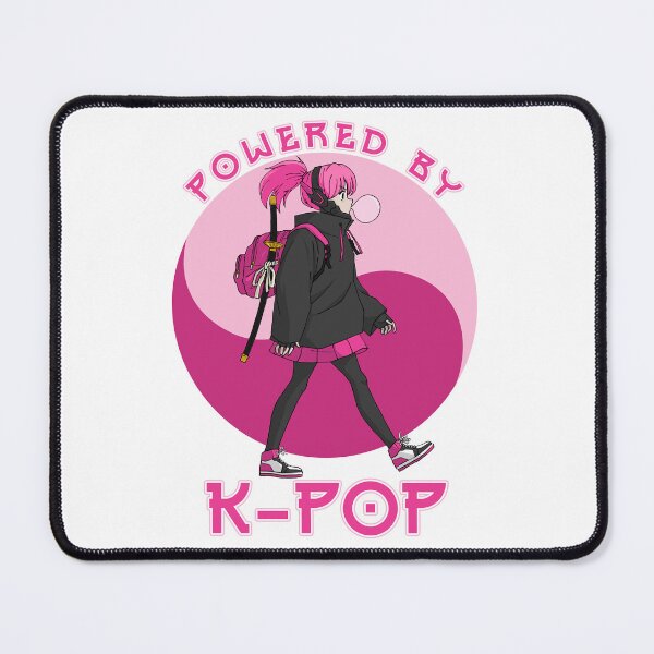 Item preview, Powered by K-Pop, Korean Pop, Anime, K-Pop Gift, Hanguk Aeni, Yin Yang Flag designed and sold by Proverbial Wisdom Design.