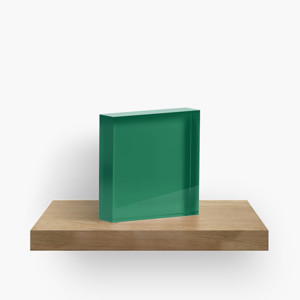 Cadmium Green Acrylic Block