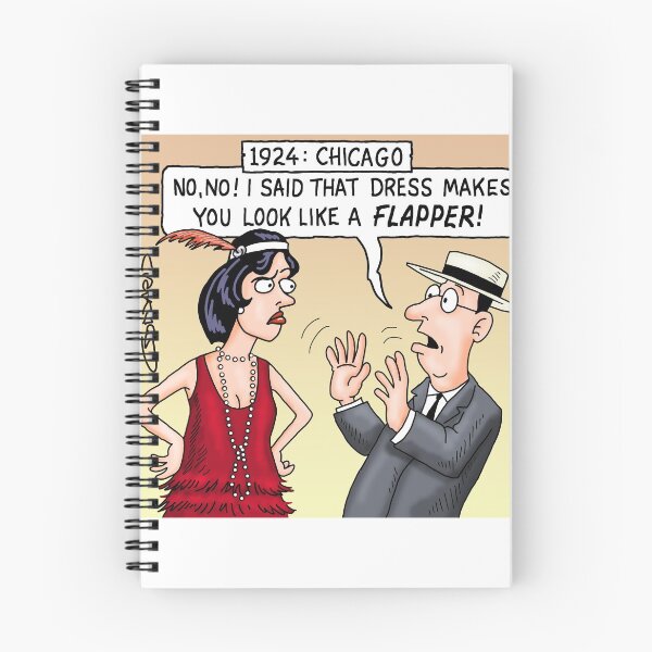 Artikelvorschau, Flapper entworfen und verkauft von goddardcartoons.
