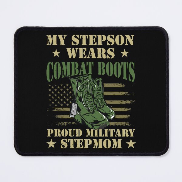 Item preview, My Stepson Wears Combat Boots Proud Military Step Mom designed and sold by haselshirt.