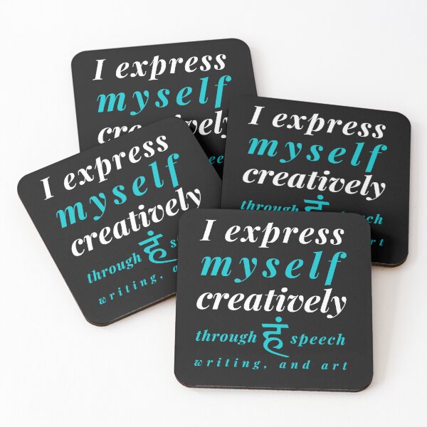 Item preview, Throat Chakra 6 -  I express myself creatively designed and sold by aprajoos.
