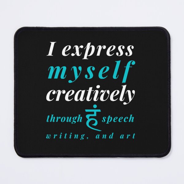 Item preview, Throat Chakra 6 - I express myself creatively designed and sold by aprajoos.
