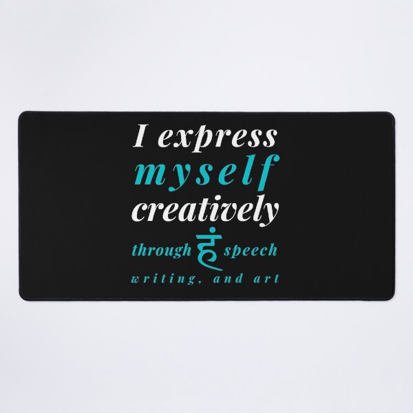 Item preview, Throat Chakra 6 -  I express myself creatively designed and sold by aprajoos.