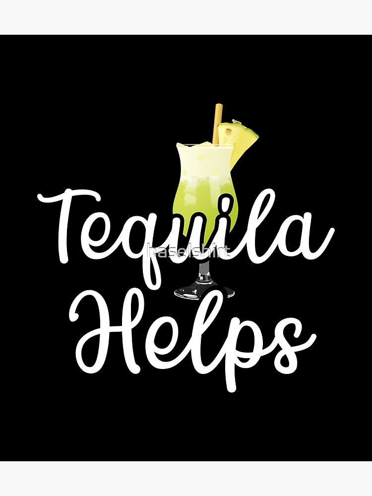 Póster «El tequila ayuda a las mujeres divertidas a beber a mamá