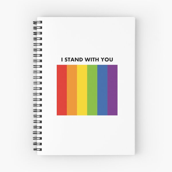 Item preview, Pride Allyship - I stand with you LGBTQ Rainbow Flag designed and sold by Inspirationmotivation.