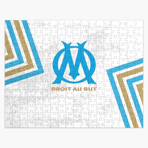 Megableu- Mega Bleu 3D ÉCUSSON Olympique DE Marseille, Puzzle