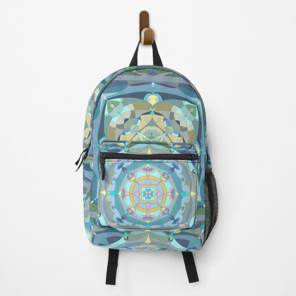 Item preview, Geometrical Mandala Pattern (Dark Green Tone) designed and sold by IdinDesignShop.