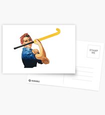 We Can Do It! Field Hockey! Postcards