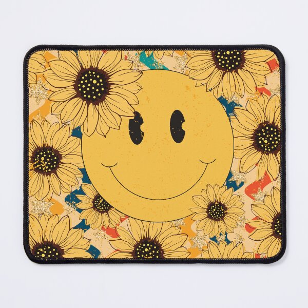 Item preview, Retro Sunflower Smiley face designed and sold by calalassy.